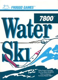 Water Ski Atari 7800  box art